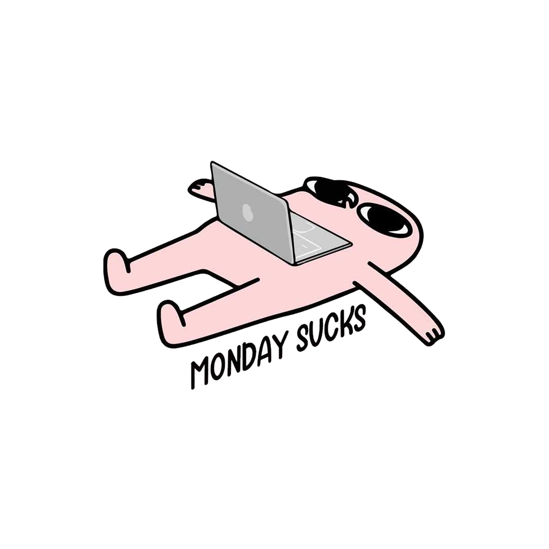 Monday Sucks Sticker